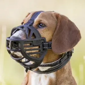 Extra rabatt Trixie Munkorg av gummi för hundar Muzzle Flex