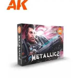 AK Interactive Målarsats Metallics Beställ idag