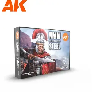 AK Interactive Målarsats Non Metallic Metal Streel Snabb leverans