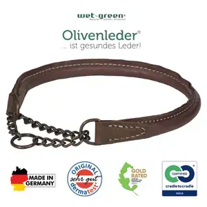 prisnedsättning Akah Halsband för hund i garvat läder