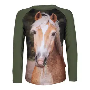 Red Horse Långärmad T-shirt för barn Pixel FW22 Bästa pris