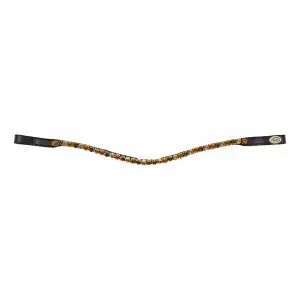 HFI Pannband för häst Straight + Strass Rabatt
