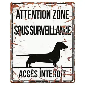 Begränsad tid D&D Home Varningsdisplaypanel Dachshund F