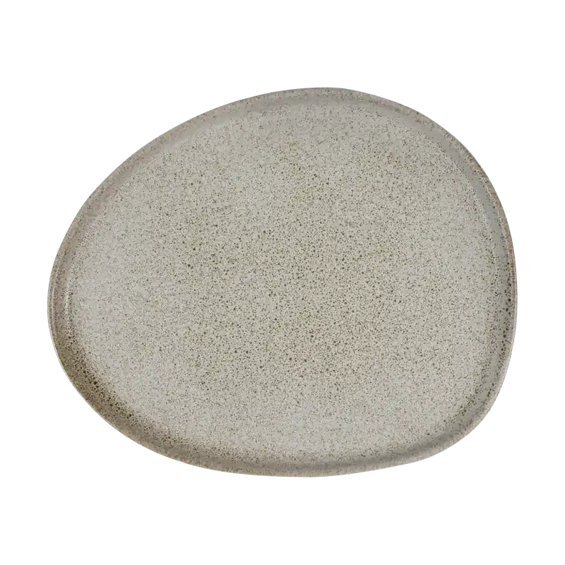 Aida RAW Organic lunchtallrik 24x21 cm, sandy beige Fynd