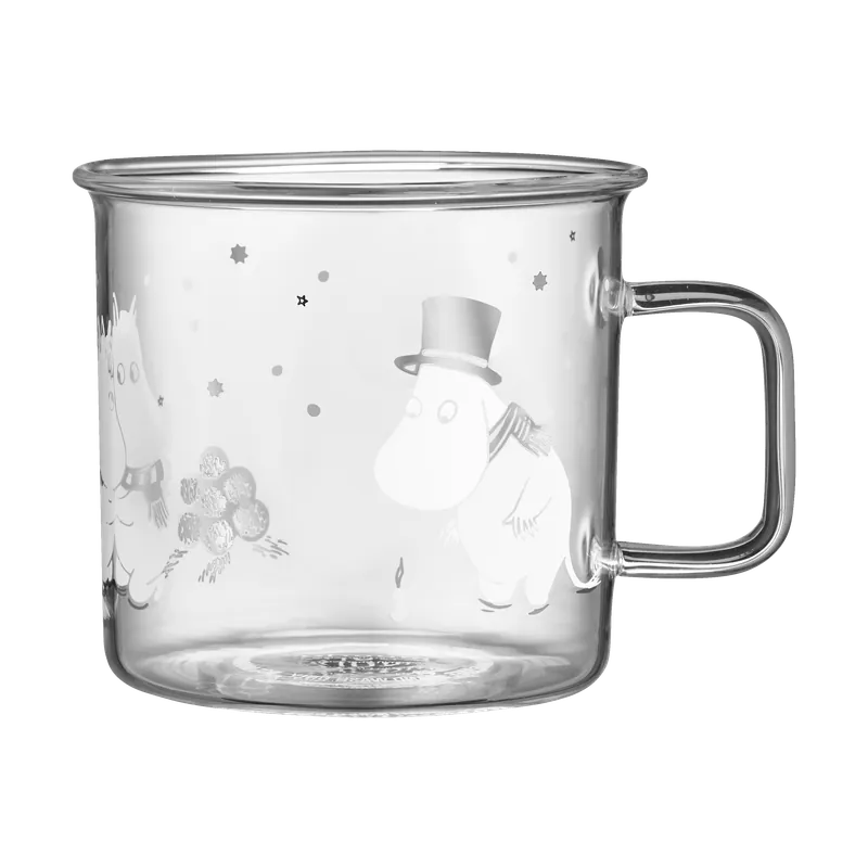 Muurla Mumin glasmugg 35 cl Let it snow Begränsat antal
