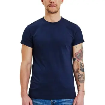 Bread and Boxers Roll-Up Tee Marin ekologisk bomull Large Herr Kampanj
