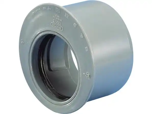Snabb frakt Wafix PP reduktion kort Ø110 x Ø75 mm grå