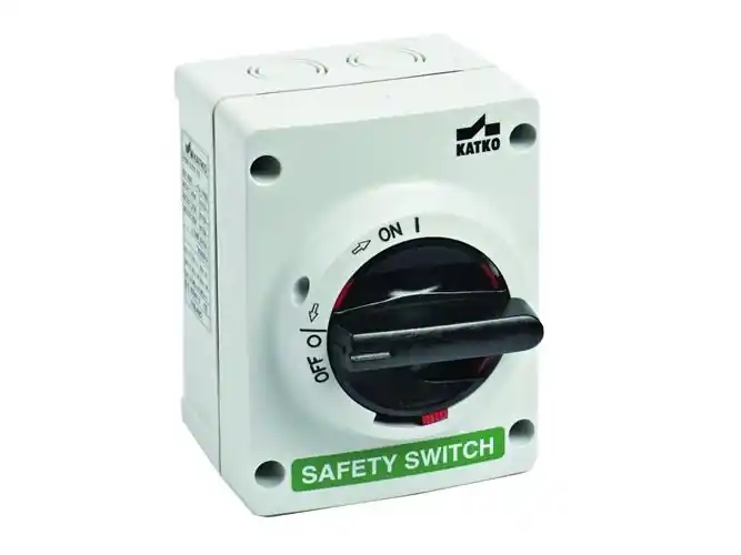 Outlet Reparationsafbryder Katko ABS 3 Pol 16A AC23 Grå/Sort u. forskruninger