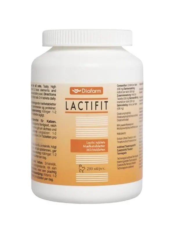 Diafarm LactiFit mjölksyratabletter t/cat 250 st Extra rabatt