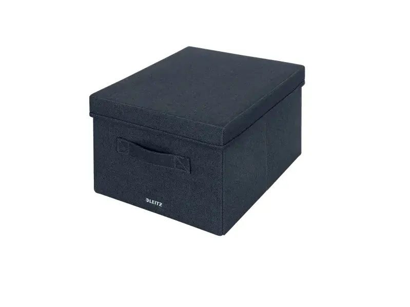Populärt val Leitz Fabric Storage - Förvaringsbox - large - sammetsgrå (paket om 2)