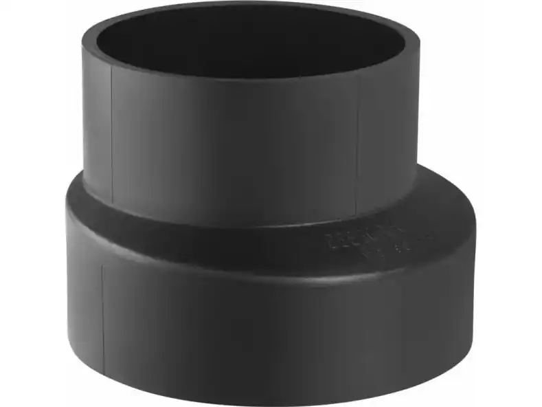 Lågt pris 110 x 75 mm Reduktion excentrisk sort PEH Geberit