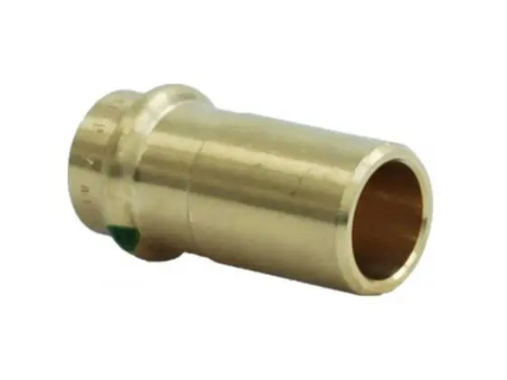 VIEGA Sanpress reduktion 54-28 mm af rødgods med SC-Contur Begränsat antal