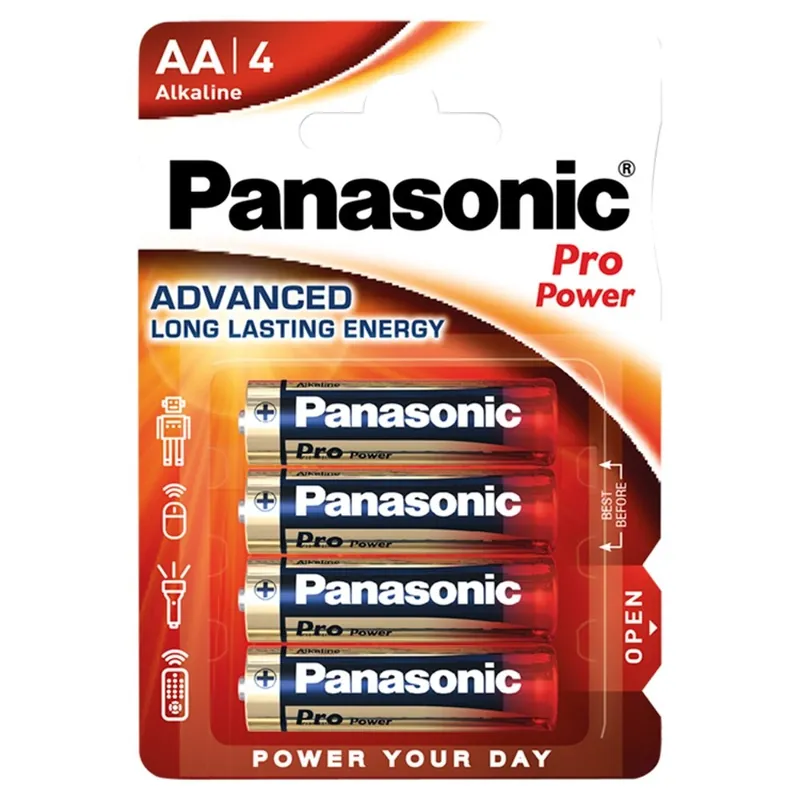 Panasonic Alkaline Pro Power LR6PPG - Batteri 4 x AA-typ - alkaliskt Kampanjpris