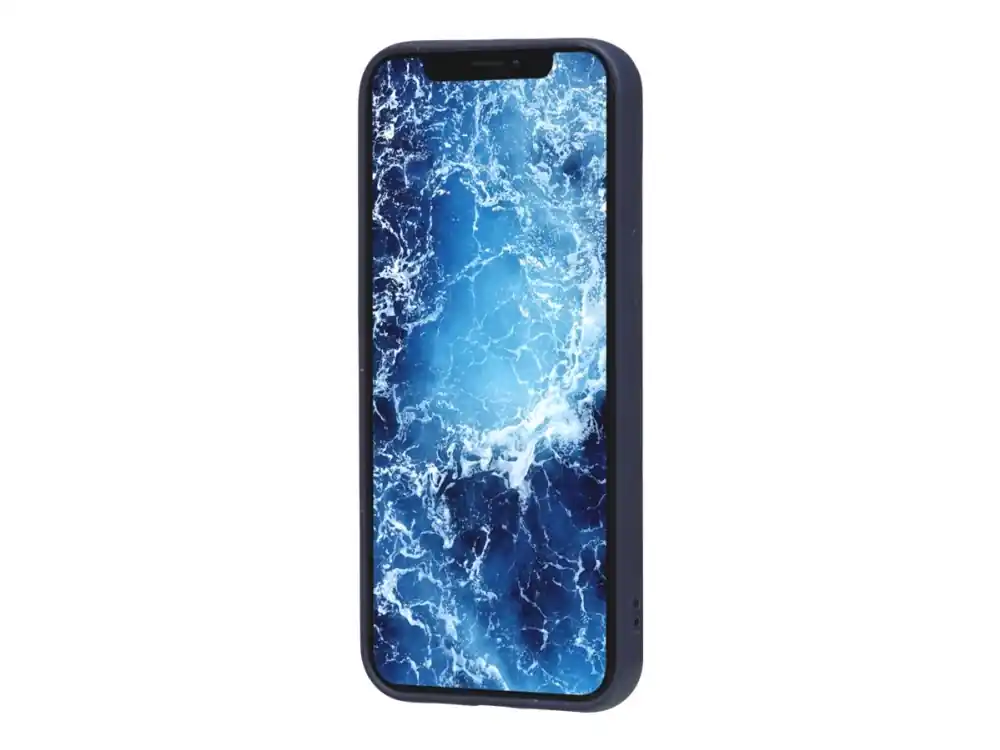 dbramante1928 Grenen - Baksidesskydd för mobiltelefon - biologiskt nedbrytbart växtbaserat material - Havsblå - för Apple iPhone 12, 12 Pro Beställ idag