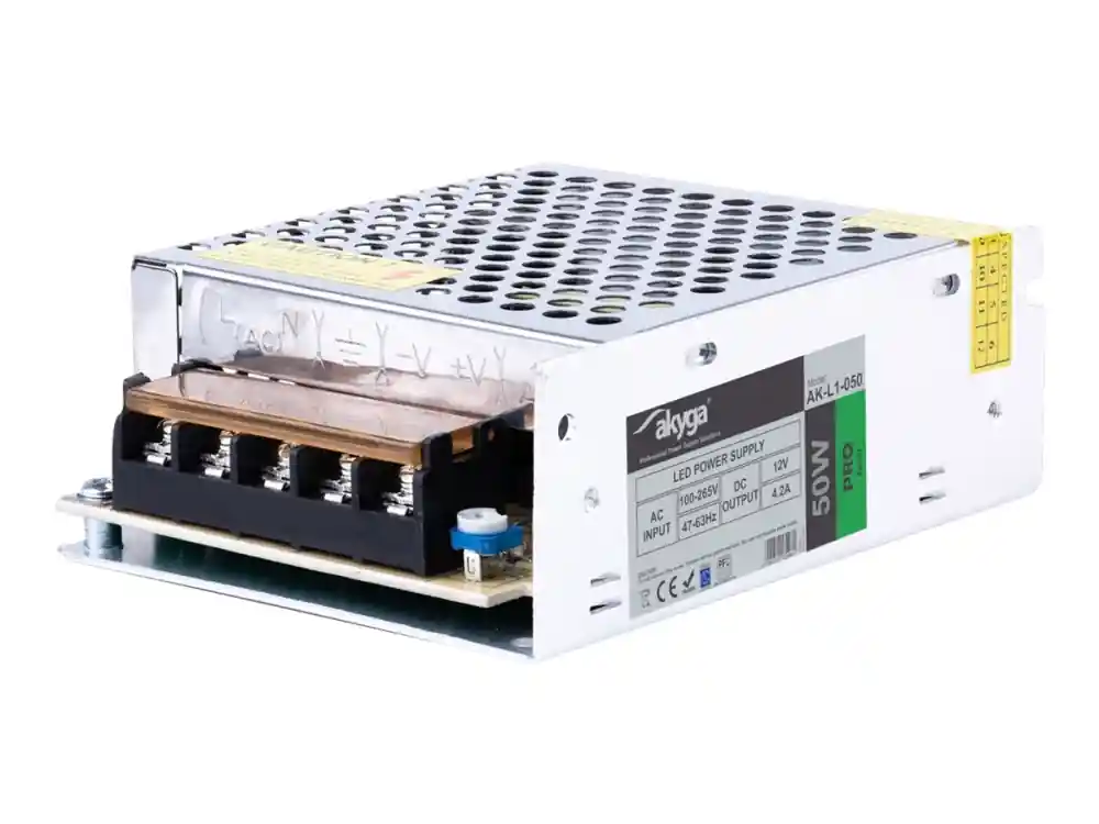 Akyga - Pro Series - LED driver - 50 Watt - 4.2 A (skruvterminal) Sista chansen