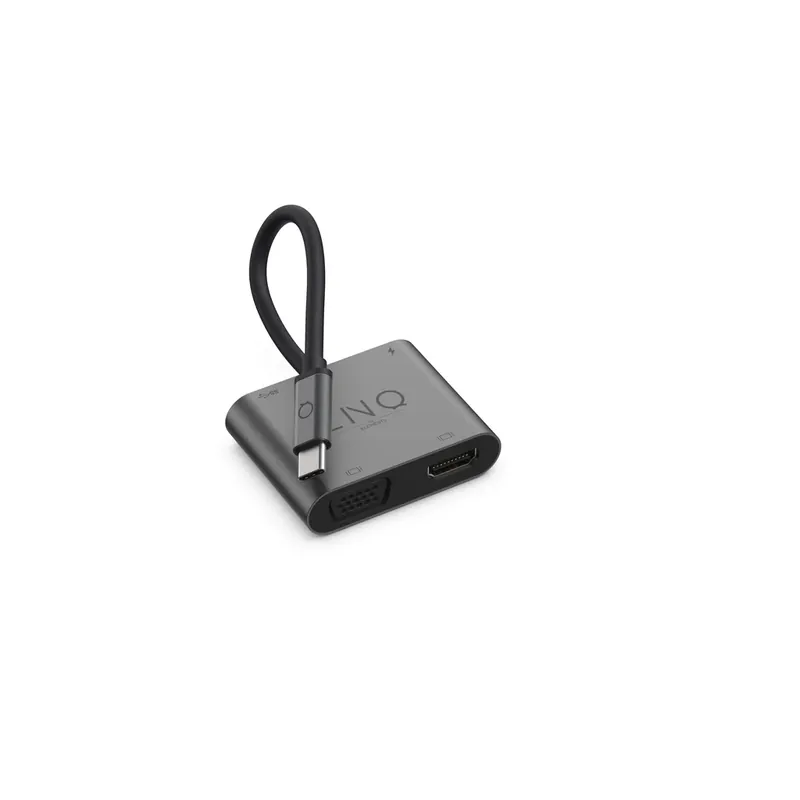 LINQ byELEMENTS LQ48001, Kabel, USB 3.2 Gen 1 (3.1 Gen 1) Type-C, 100 W, Svart, Grå, 4K Ultra HD, 3840 x 2160 pixlar Lågt pris