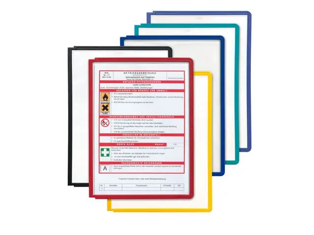 Durable SHERPA Display Panel A4 Black, Sort Köp nu