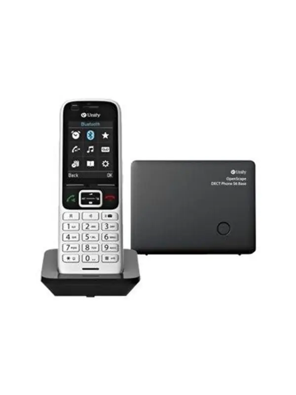 Kampanj Unify OpenScape DECT Phone S6 Base - Trådlös telefon - med Bluetooth interface med nummerpresentation - ECO DECT - svart