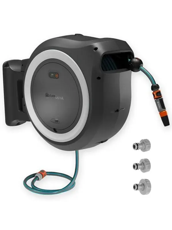 Gardena Batteridriven väggslanglåda PowerRoll 40 meter - Solo - SOLO Nedsatt pris