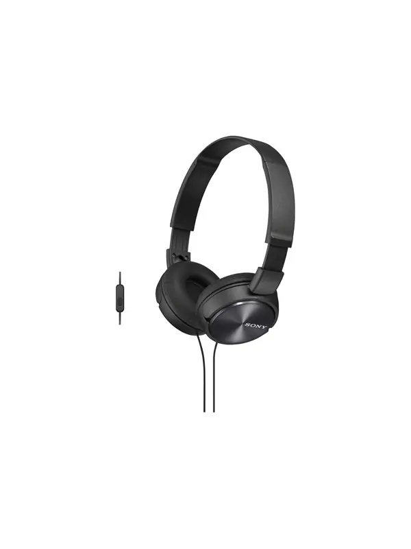 Sony MDR-ZX310 - Hörlurar - fullstorlek - kabelansluten - 3,5 mm kontakt - svart Kundfavorit