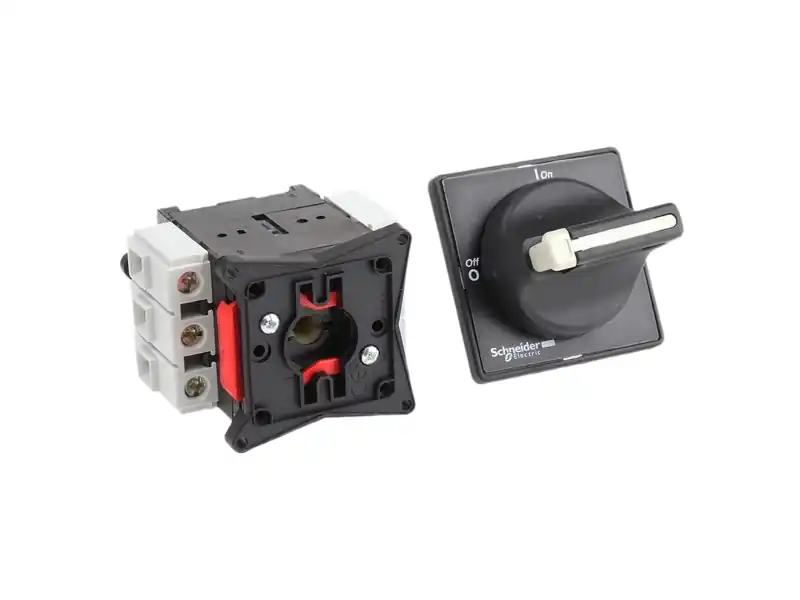 Outlet Hovedafbryder 32A 3 polet sort greb låsbart