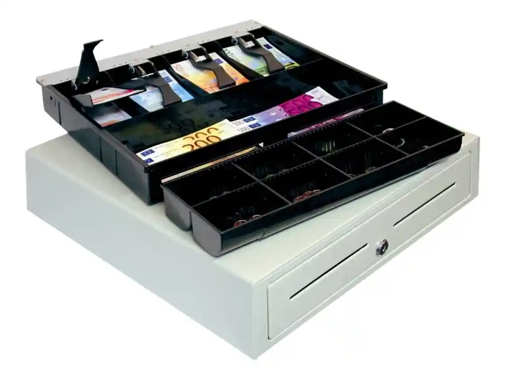 Utförsäljning Olympia Magic Touch Metal Drawer - Cash Drawer - dull gray