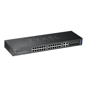 Zyxel GS2220-28 - Switch - Administrerad - 24 x 10/100/1000 + 4 x kombinations-Gigabit SFP - rackmonterbar Kampanjpris