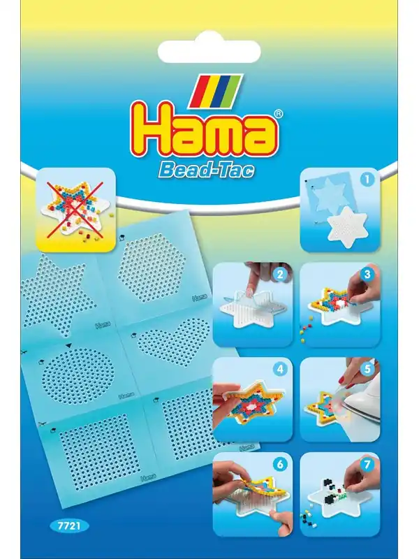 Kampanj Hama selvklæb til midi plader 6 små motiver på ark
