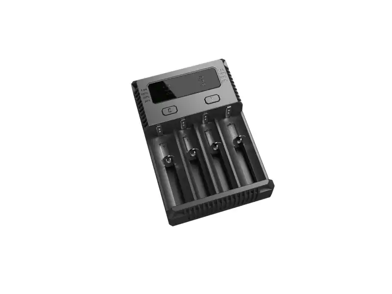 Beställ nu Nitecore NEW i4, Litiumjärnfosfat (LiFePo4), Litium-Ion (Li-Ion), Nickel-metallhydrid (NiMH), AA, AAA, AAAA, C, D