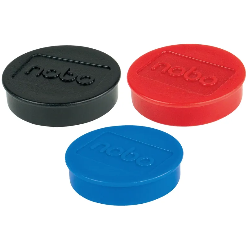 Sista chansen Nobo - Magnet - 3,8 cm diameter - svart (paket om 4) - för P/N 1900930, 1901043, 1902454, 1902455, Q18090MB, QB05442CD, QBPE1290, QBPE1812, QBPE9060