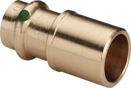 VIEGA Sanpress reduktion 22-18 mm af rødgods med SC-Contur Lågt pris