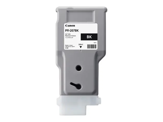 Canon PFI-207 BK - 300 ml - svart - original - bläcktank - för imagePROGRAF iPF680, iPF685, iPF780, iPF785 Snabb leverans
