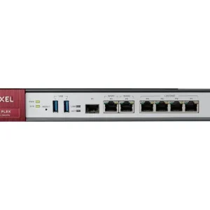 Zyxel ZyWALL USG FLEX 200 - UTM Bundle - firewall - med 1 års AV+IDP, AS, CF - 1GbE - kan monteras i rack Rabatter