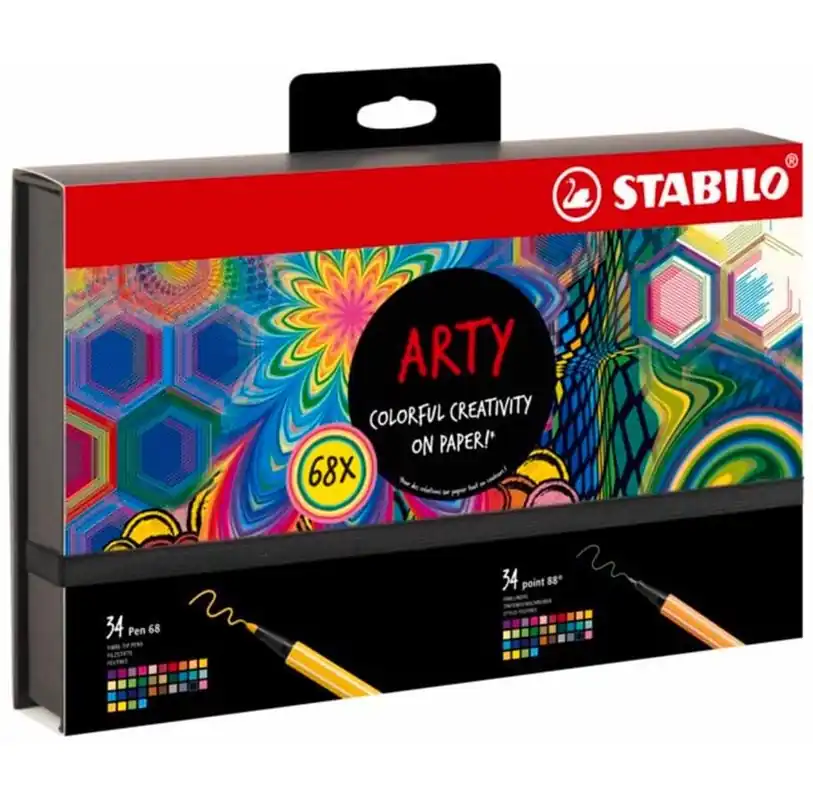 Stabilo Arty presentförpackning med 68 delar Nedsatt pris