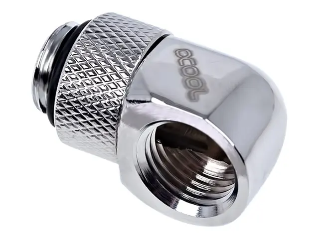 prisnedsättning Alphacool Eiszapfen Connector Series L-connector - Inpassning till vätskekylsystem - krom