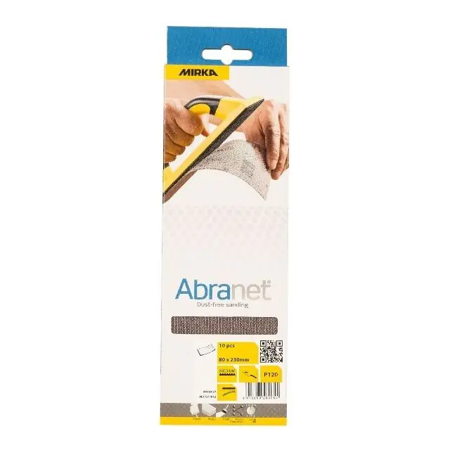 MIRKA Abranet-slipset 70x198 mm P120, 10-P Nyhet