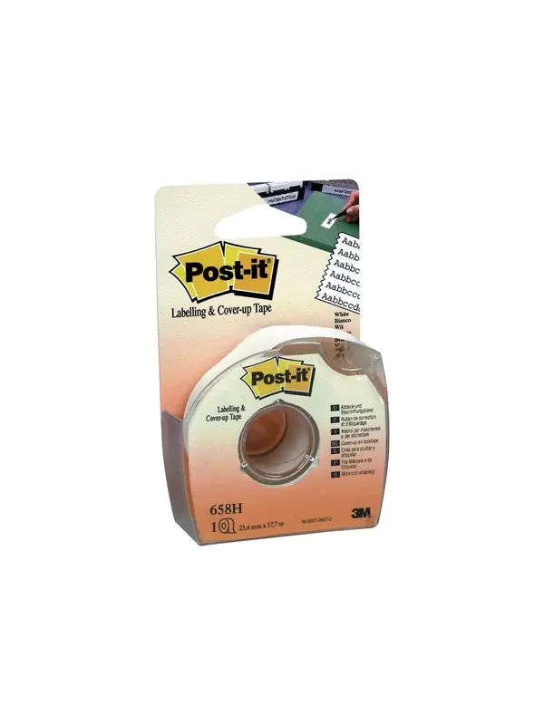 Billig Post-it maskeringstejp 25,4 mm Vit