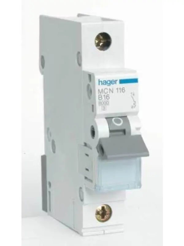 Hager MCN116E, 230 - 400 V Handla nu