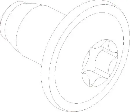CUBIC Skruv, gängad, torx Rea